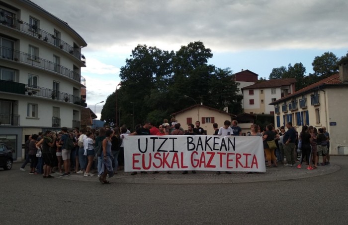 Libre utzi dituzte Hendaia eta Urruñako gazteak