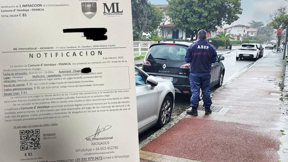 Iruzur alerta zabaldu zuten aparkatze isunak egiazkoak direla argitu du Hendaiako Herriko Etxeak