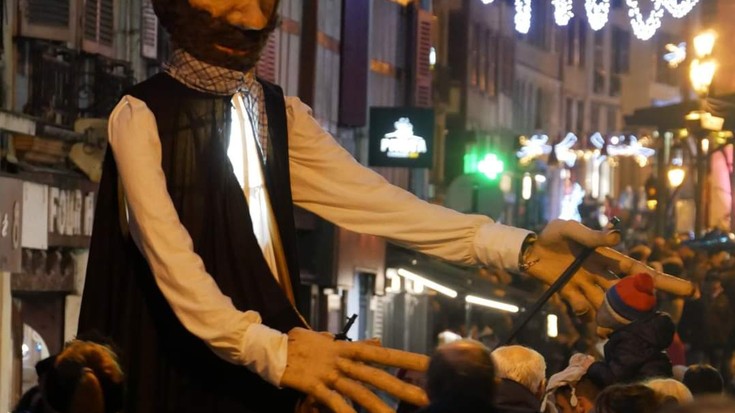 Olentzero Gaua berezia antolatu dute Biriatun, euskal usadio eta kultura indartu nahian