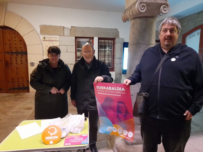 Euskaraldiarekin erabileran eragiteko prest dira Urruñan