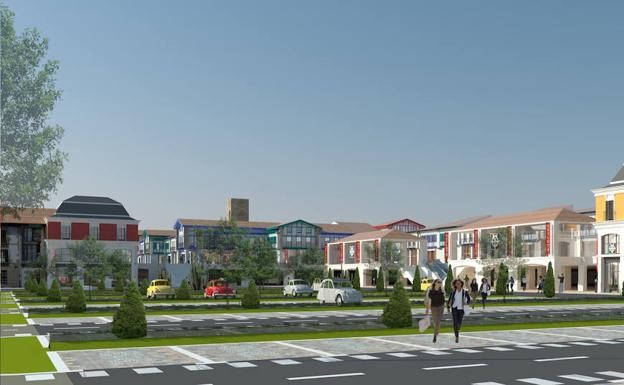 Zaldunborda Village Shopping makro-outlet proiektu ereduak, are gehiago harrotu ditu hautsak