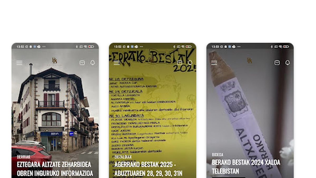 Beratik Berara aplikazio berria aurkeztu dute