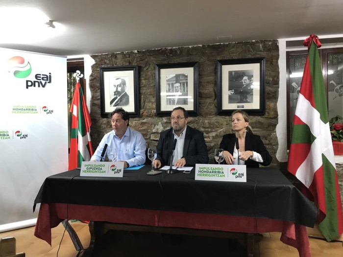 Txomin Sagarzazu EAJko alkategaia Hondarribian