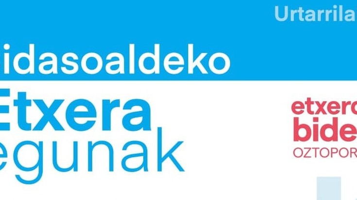 Ostegunean abiatuko dira Bidasoaldeko etxera egunak