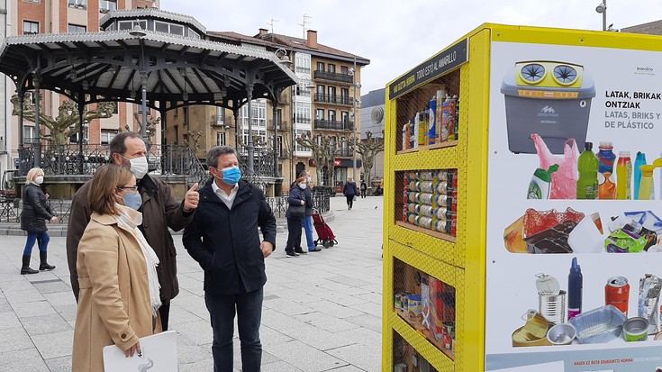 Pandemia garaian %5,7 hondakin gutxiago, baina gehiago birziklatu dugu Irun-Hondarribian