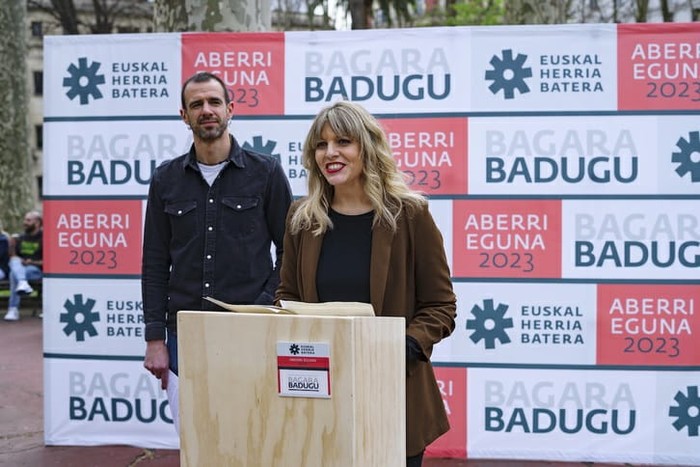 Aberri Egunean Euskal Herri bateratua irudikatzeko deia berretsi dute