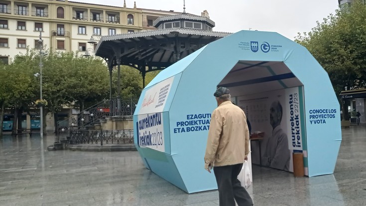Aurrekontu Irekiak ekimenak bi egun hartu ditu eskualdeko herritarren bozkak aurrez-aurre biltzeko