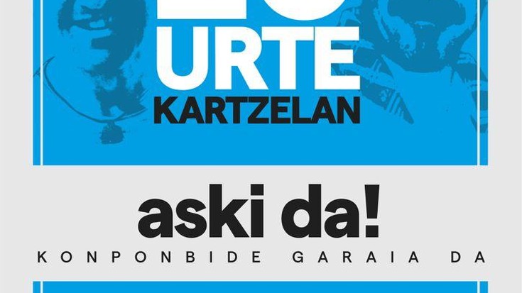 Bidegabekeriak 20 urte bete ditu