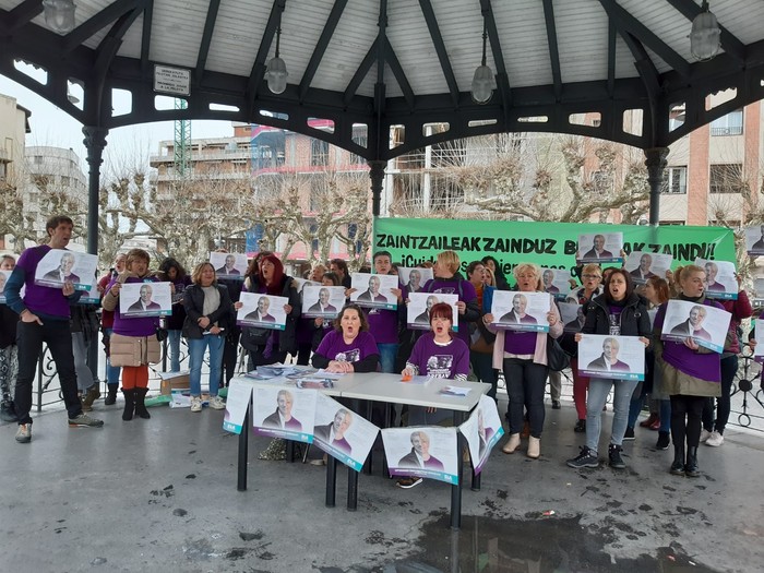 Gipuzkoako Adinekoen Erresidentzietako langileek 227. greba eguna bete dute gaur