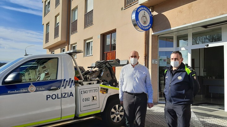 Pandemia osoko isunen laurdena, otsaileko lehen hamabostaldian jarri ditu Hondarribiko Udaltzaingoak. 