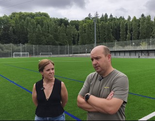 Larreaundiko futbol zelaia denboraldiaurrerako prest