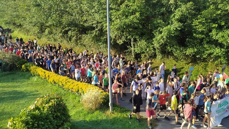 Beran egon ondotik, Irunerantz abiatu da “Ibaitik itsasora” Palestinaren aldeko ibilaldia