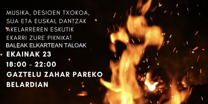 San Juan bezperako sua ere piztuko da aurten Hendaian