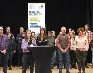 Hauteskundeetarako zerrenda osoa eta asmo guztiak aurkeztu ditu Hendaia Biltzenek
