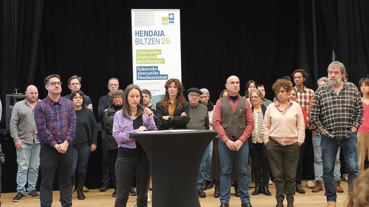 Hauteskundeetarako zerrenda osoa eta asmo guztiak aurkeztu ditu Hendaia Biltzenek
