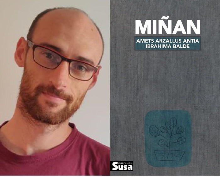 “Miñan” liburuaz hitz eginen du Amets Arzallusek Lesakako liburutegian