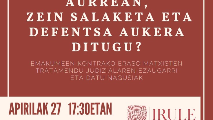 Indarkeria matxisten aitzinean egin beharrekoa erakusteko saioa izanen da bihar Etxalarren