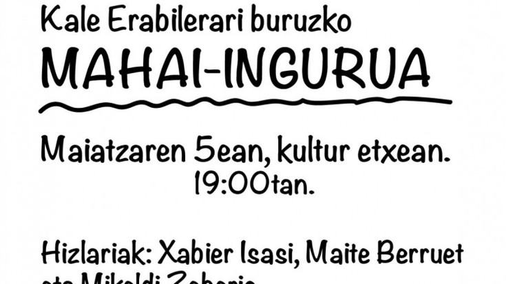 Euskararen kaleko erabilera kaxkarrari aterabideak bilatzeko mahai-ingurua antolatu du Hondarribiko Blagan euskara elkarteak