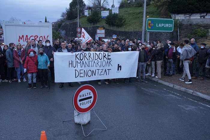 Hendaia-Baiona arteko korridore seguruak aldarrikatuko dituzte larunbatean Pausun