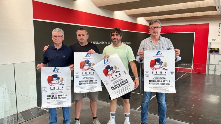 Pilotari kartel handia prestatu dute Irungo jaiak borobiltzeko
