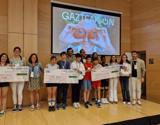 Toki Alai eta El Pilar ikastetxeetako ikasleek egin dute "Gazteak On: Elikadura Erronka"