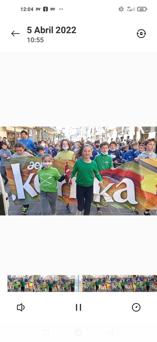 Korrikak lehen urratsak eman ditu eskualdean txikien eskutik