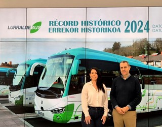 Lurraldebusek bidaiari marka guztiak apurtu zituen 2024an, Bidasoaldean ere