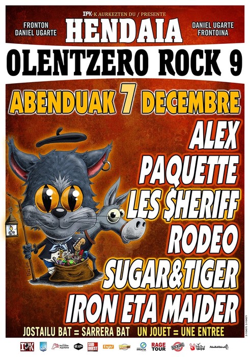 Hendaiako Olentzero Rock festibalaren 9. Edizioa larunbata hontan ospatu zen