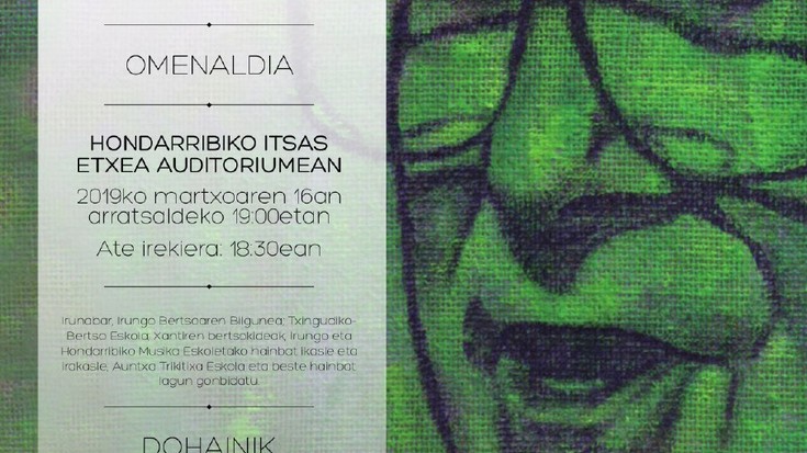 Kantaldi formatuan egingo dio omenaldia Txingudiko bertso eskolak Xanti Zabala “Lexo” bertsolari handia zenari