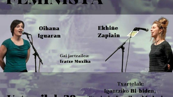 Bortzirietako talde feministek emakumeen* bertso bazkari feminista antolatu dute