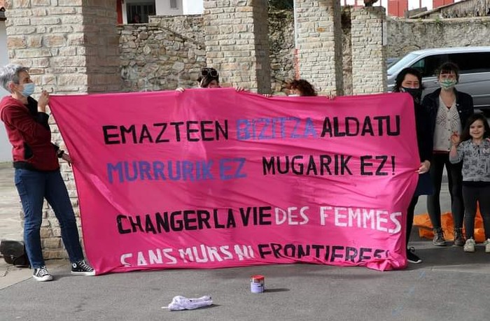 EHko Emakumeen Mundu Martxako zapiak bilduko dituzte Azkainetik Hendaiara