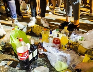 Inauterietan alkohola mozorroa izan ez dadin, prebentzio kanpaina egin dute Hondarribian