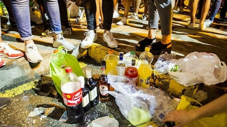 Inauterietan alkohola mozorroa izan ez dadin, prebentzio kanpaina egin dute Hondarribian